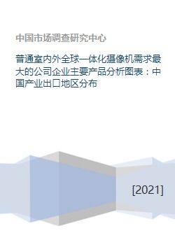全球一體化攝像機(jī)需求全景與中國(guó)智能產(chǎn)業(yè)出口格局分析